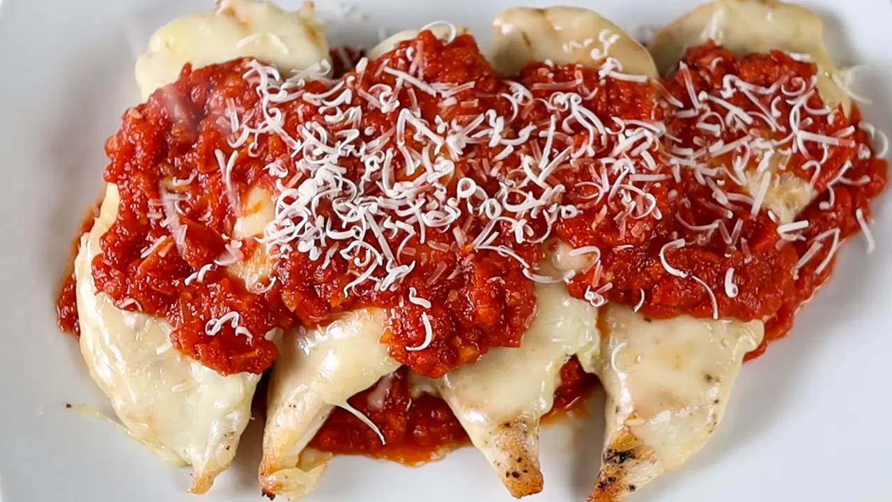 chicken parmesan on a plate
