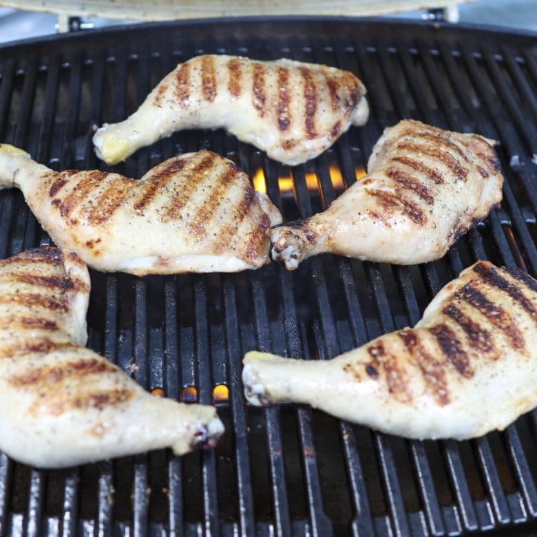 grilled chicken on a grill

